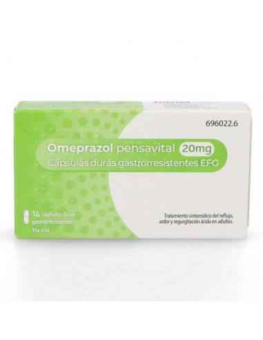 Omeprazol pastillas para dolor de estómago y acidez. Protector de estómago, protector gástrico. Medicamento online