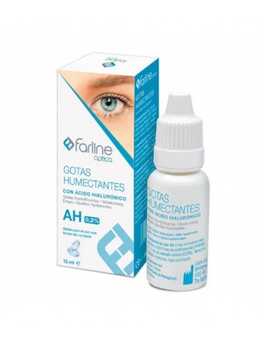 Gotas hidratantes para ojos secos, que pican, que tienen irritación y que lagrimean.